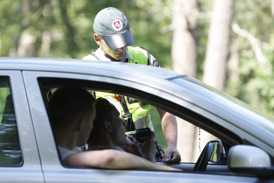 Per reidą Vilniuje policija nustatė 46 KET pažeidėjus