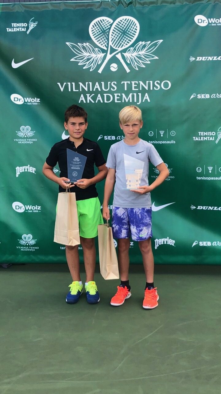 Tarptautiniame teniso turnyre Vilniuje – klaipėdiečio pergalė