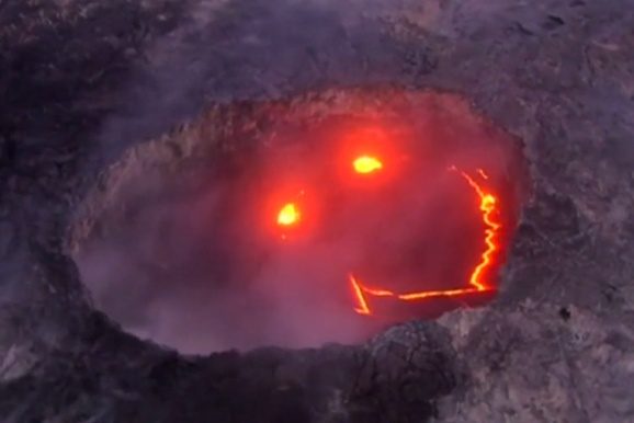 Neįtikėtina: Havajuose – besišypsantis vulkanas