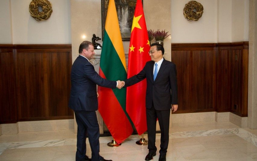 Lietuvos ir Kinijos premjerai sutarė didinti krovinių pervežimą