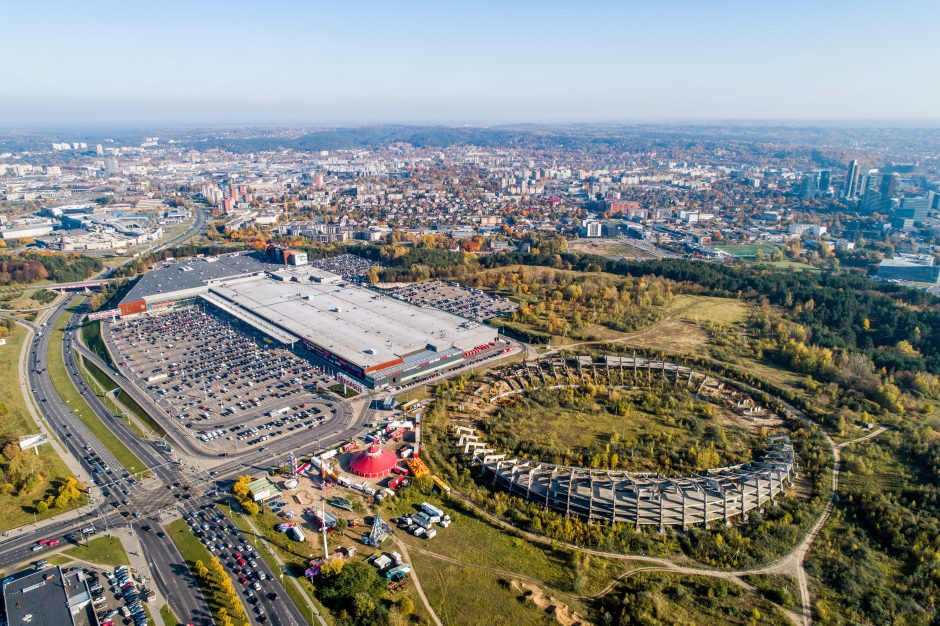 Kaip atrodys atnaujinta sankryža prie Nacionalinio stadiono Vilniuje?