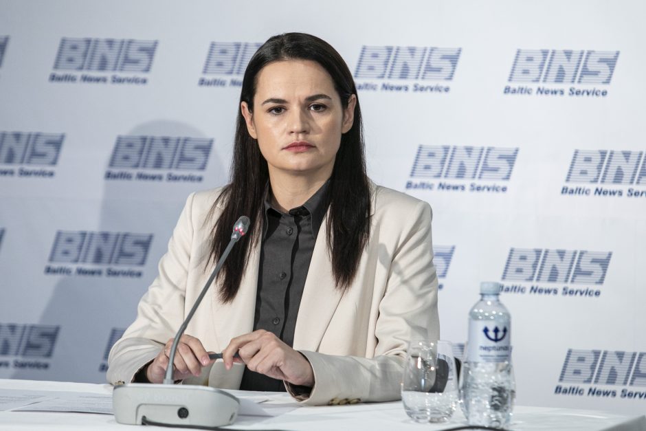 S. Cichanouskaja: Baltarusijoje reikia naujų rinkimų, valdžia turi išgirsti tautą