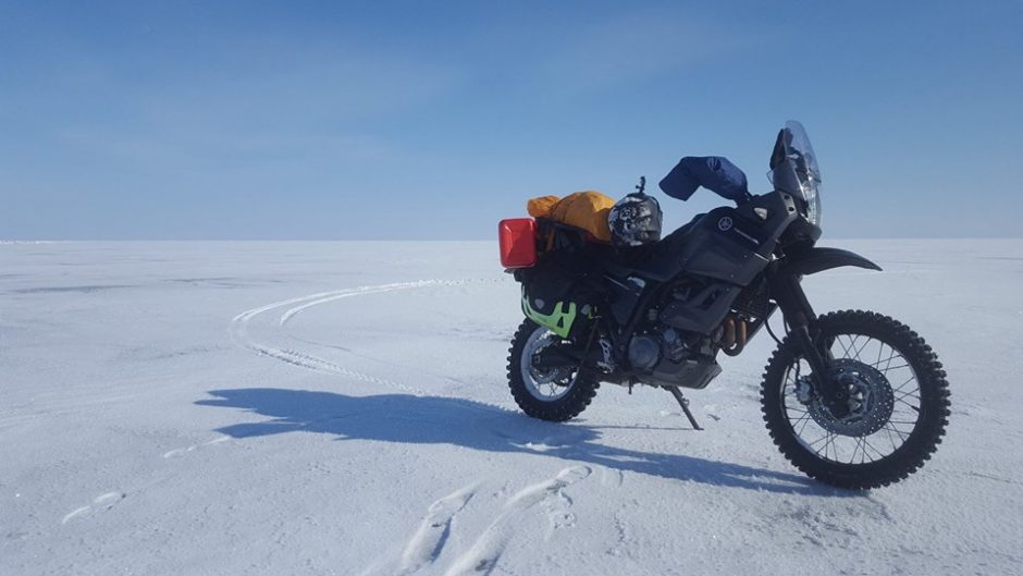Motociklu – į šalčiausią vietą žemėje