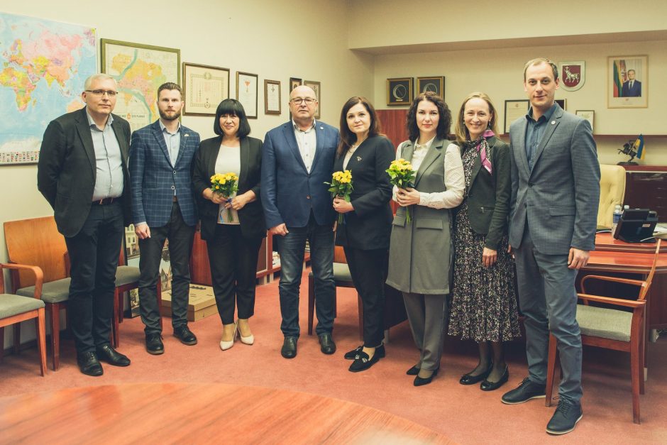 Kaune apsilankę Lucko atstovai perdavė ukrainiečių padėką