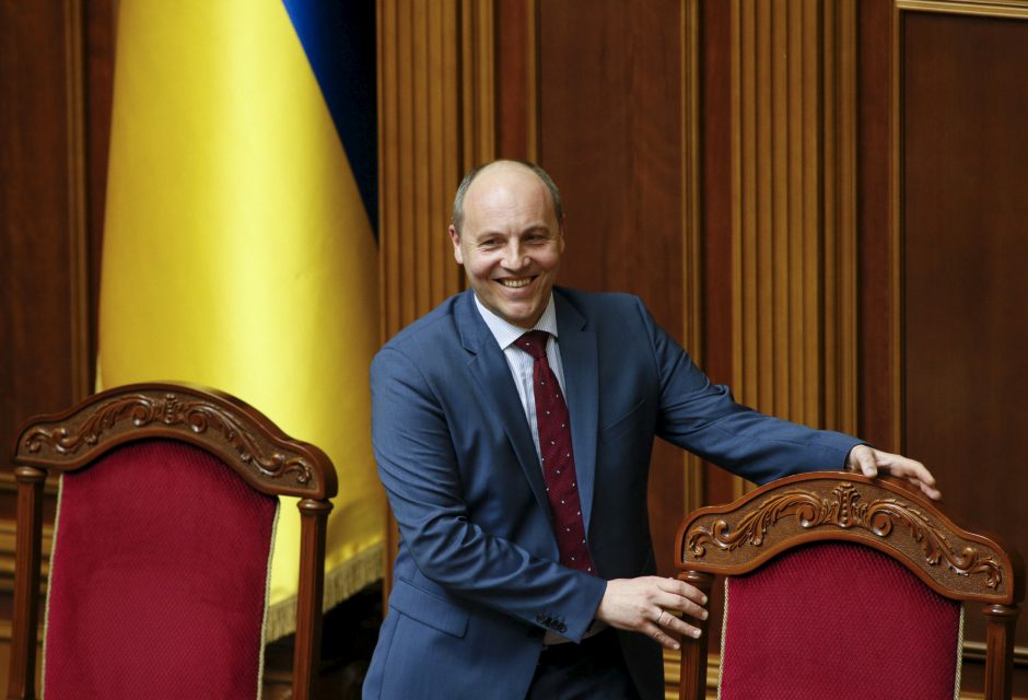 Ukrainos parlamento pirmininkas – už referendumą dėl narystės NATO