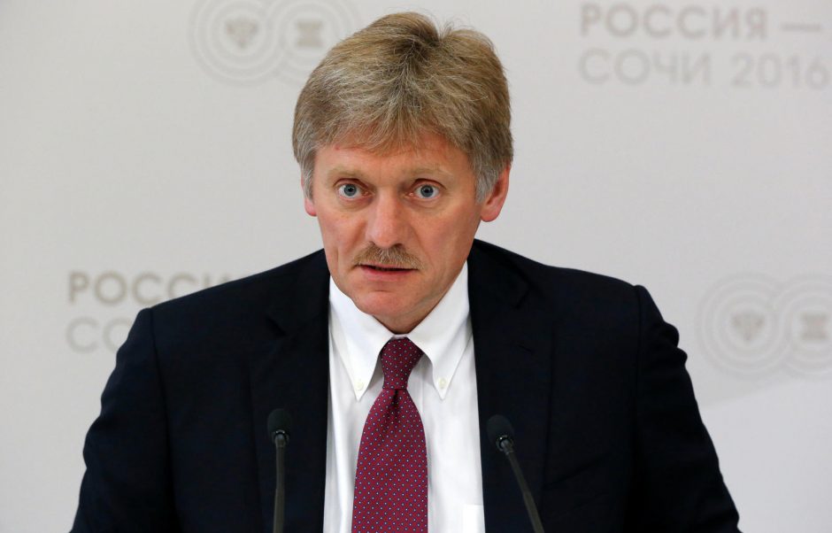 D. Peskovas: A. Zacharčenkos nužudymas trukdys vykdyti Minsko susitarimus