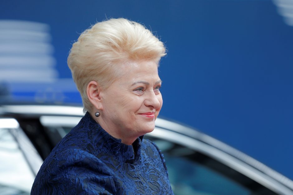 D. Grybauskaitė dalyvaus moterų lyderių renginiuose JAV