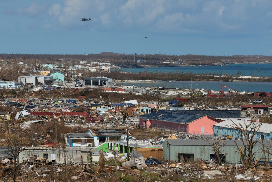 Uragano Doriano padaryta žala siekia milijardus dolerių