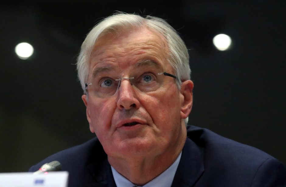 M. Barnier: „Brexit“ be susitarimo rizika išlieka
