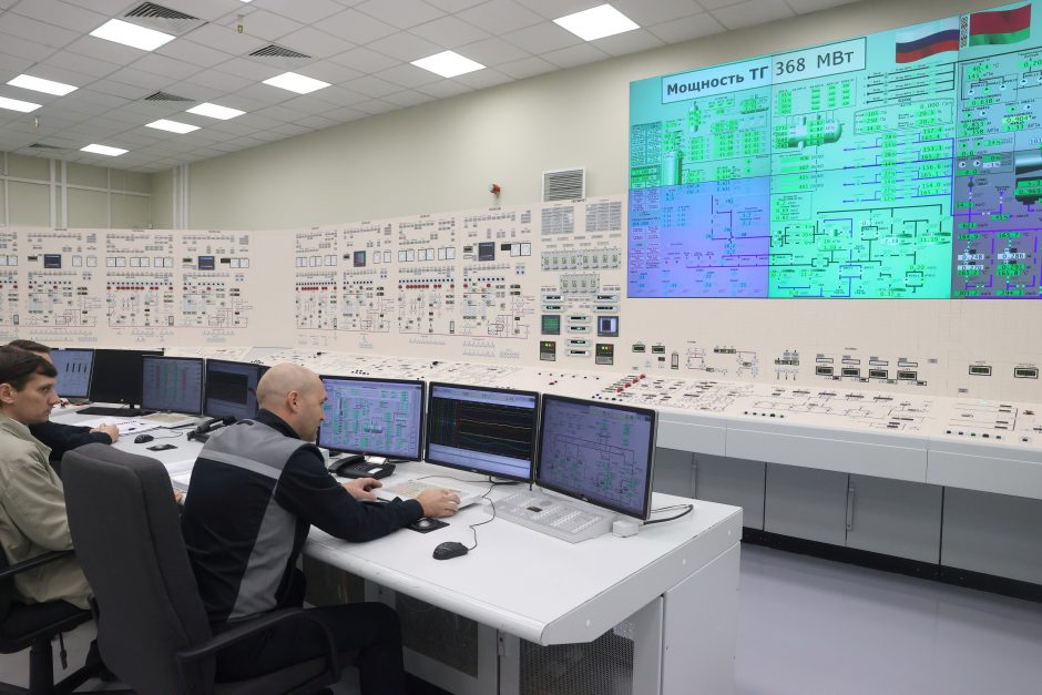 Astravo AE pirmasis energijos blokas vėl įjungtas į Baltarusijos energetikos sistemą