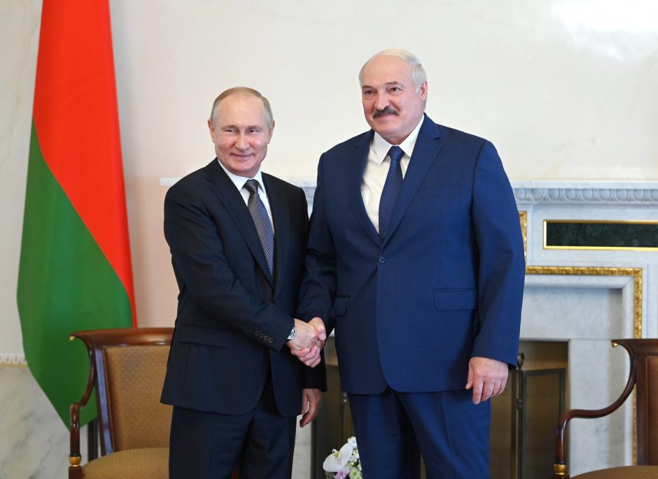 V. Putinas Maskvoje susitinka su A. Lukašenka
