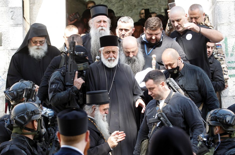 Juodkalnijoje vykstant protestams inauguruotas naujasis ortodoksų lyderis