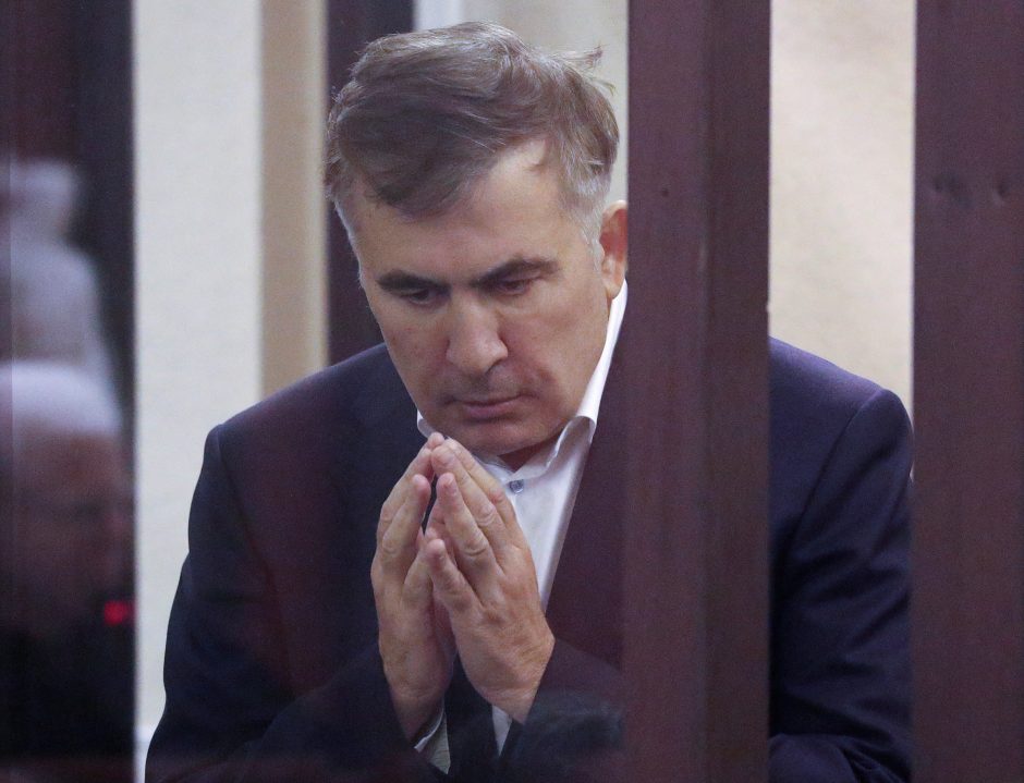ES šalys įspėja Sakartvelą dėl kalinamo M. Saakašvilio sveikatos