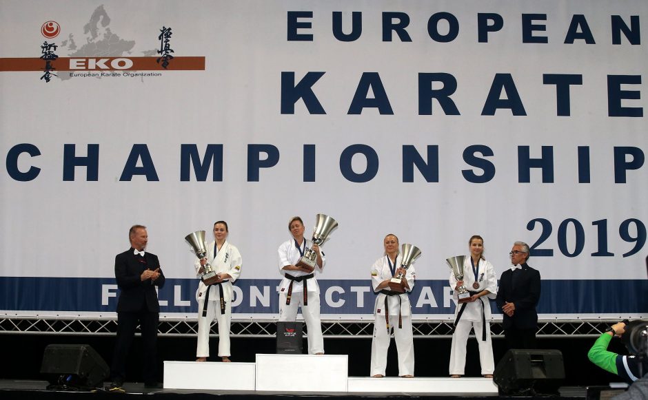 Europos čempionato kata rungtyje lietuviai pelnė tris medalius