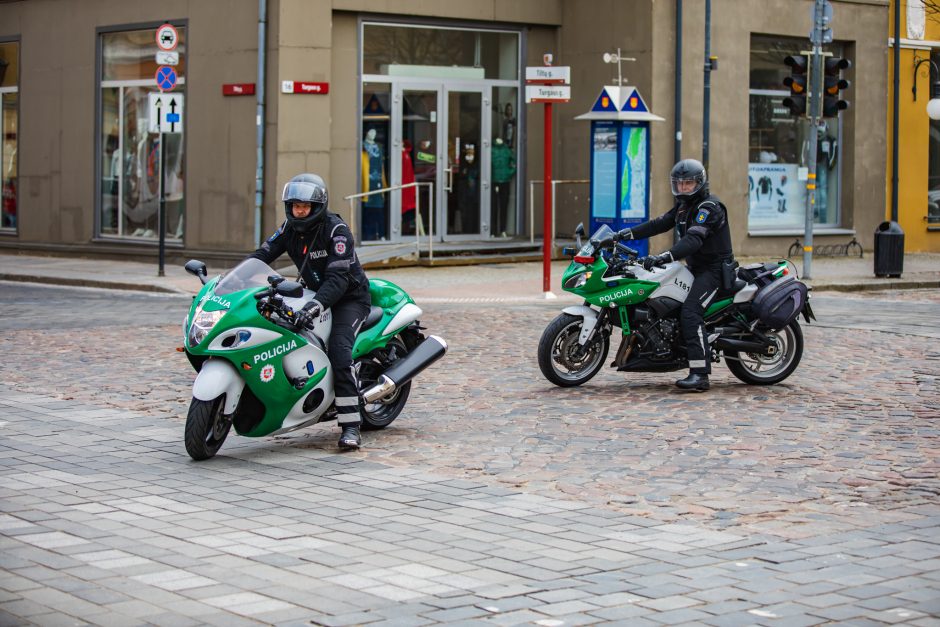 Klaipėdos pareigūnų taikiklyje – motociklininkų pažeidimai