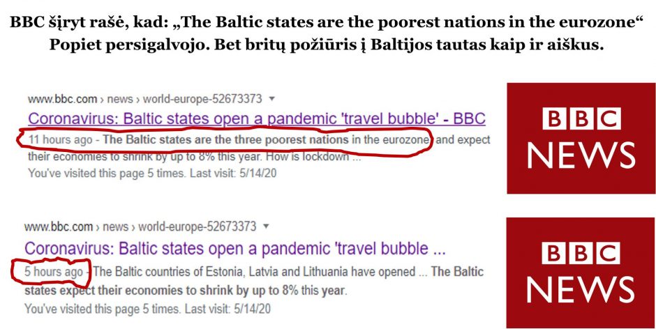 Melaginga informacija: BBC Baltijos šalis pavadino skurdžiausiomis euro zonoje