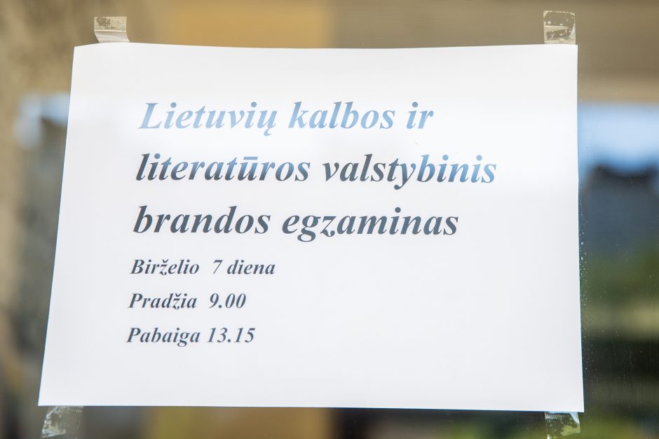 Įspūdžiai: lietuvių kalbos egzamino temos – lengvos, po jų – į kariuomenę, studijas ir darbus