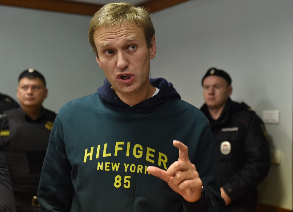 Maskvos teismas patvirtino naują A. Navalno areštą