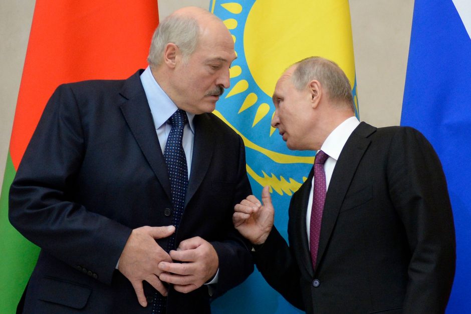 V. Putinas atmetė A. Lukašenkos reikalavimą dėl dujų kainos