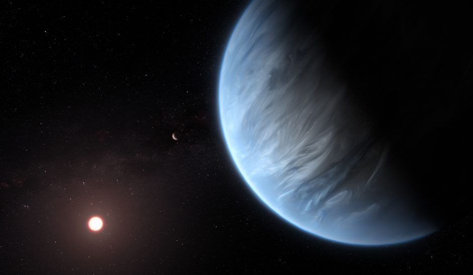 Gyventi tinkamos egzoplanetos atmosferoje pirmąkart aptikta vandens