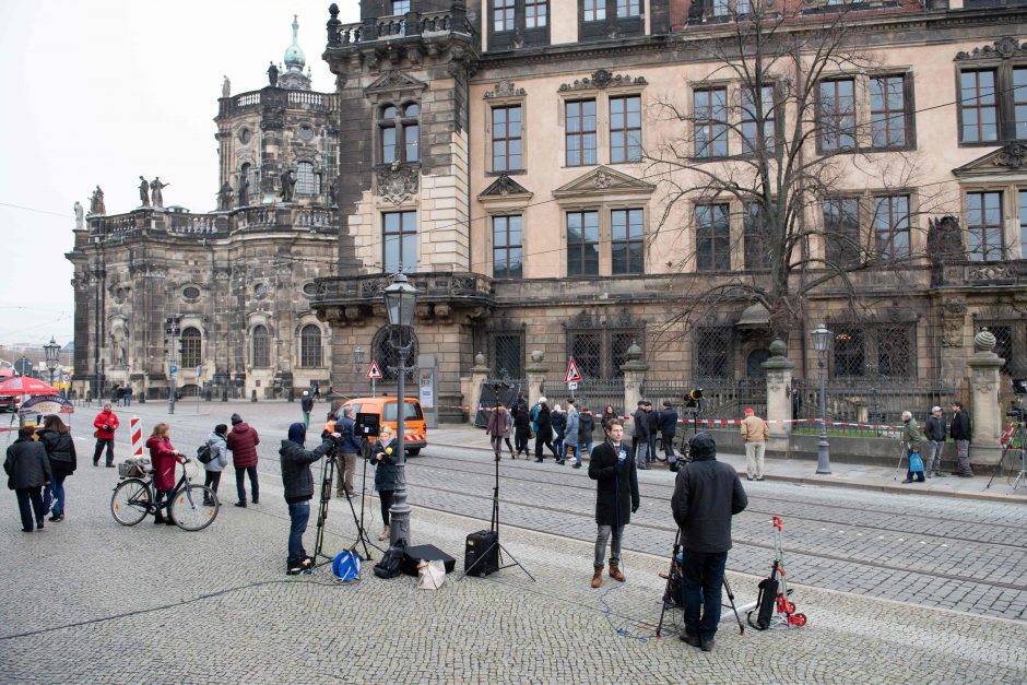 Vokietijos policija ieško vieną seniausių muziejų pasaulyje apiplėšusių vagių