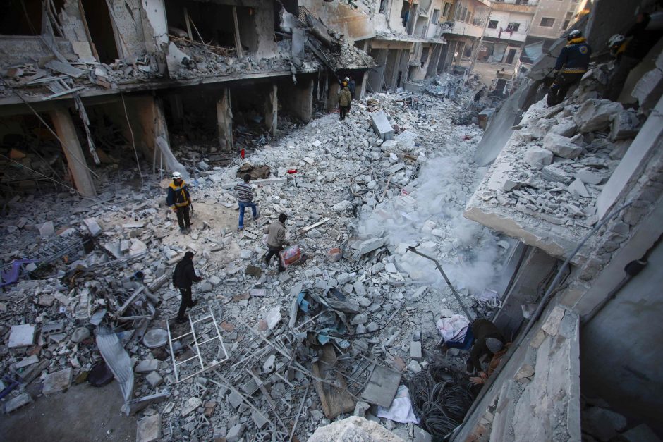 Rusijos antskrydžiai Sirijoje pražudė 10 civilių