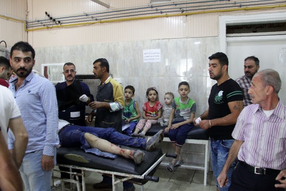 JT planuoja iš Alepo evakuoti sužeistuosius ir ligonius