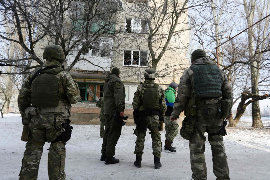 JAV pasmerkė ESBO atstovų užpuolimą Rytų Ukrainoje