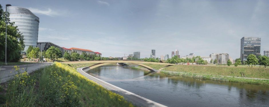 Pritarta naujo pėsčiųjų tilto projektui Vilniuje