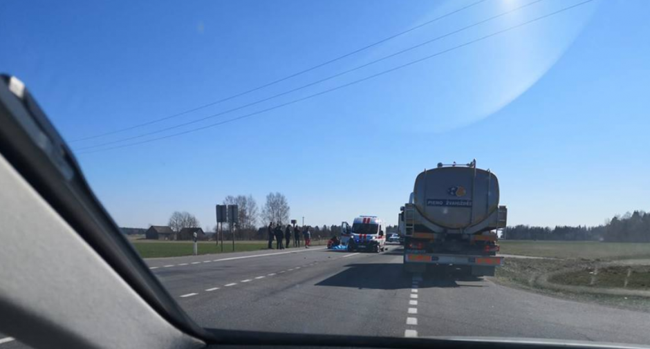 Tragiška avarija Panevėžio rajone: žuvo motociklą vairavęs dvylikametis