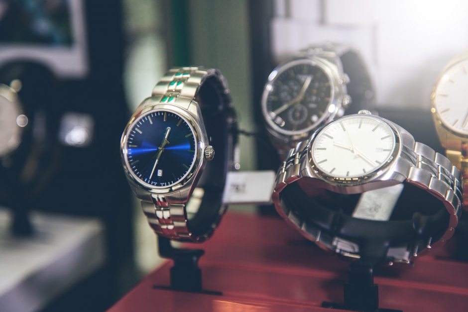Vilniuje iš prekybos centro pavogta laikrodžių už 5 tūkst. eurų