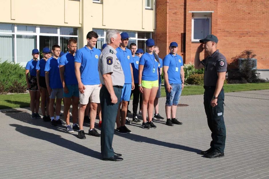 Lietuvos policijos mokykloje prasidėjo jaunimo stovykla