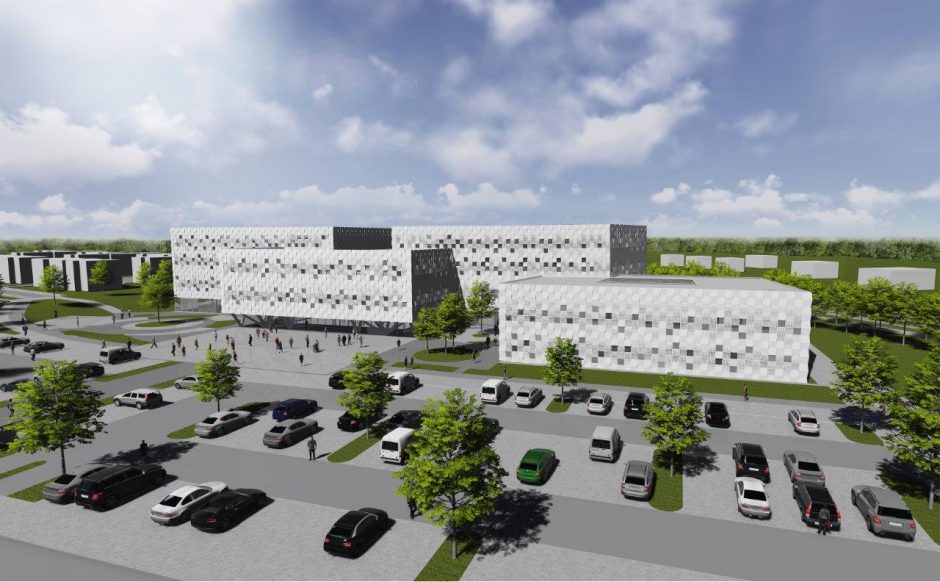 Santaros slėnyje prasideda Vilniaus universiteto Mokslo centro statybos