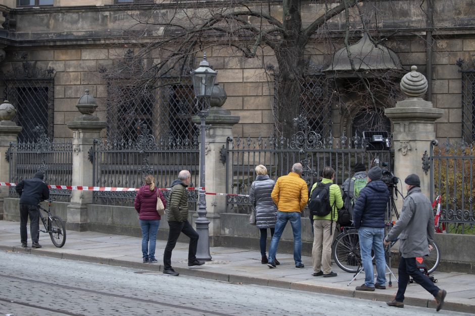 Vokietijos policija ieško vieną seniausių muziejų pasaulyje apiplėšusių vagių