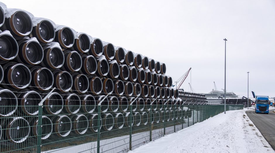 Ukraina ir Lenkija ragina J. Bideną neleisti užbaigti „Nord Stream 2“ dujotiekio