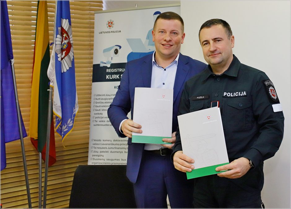 Prie policijos projekto prisijungė daugiau nei 10 didelių įmonių