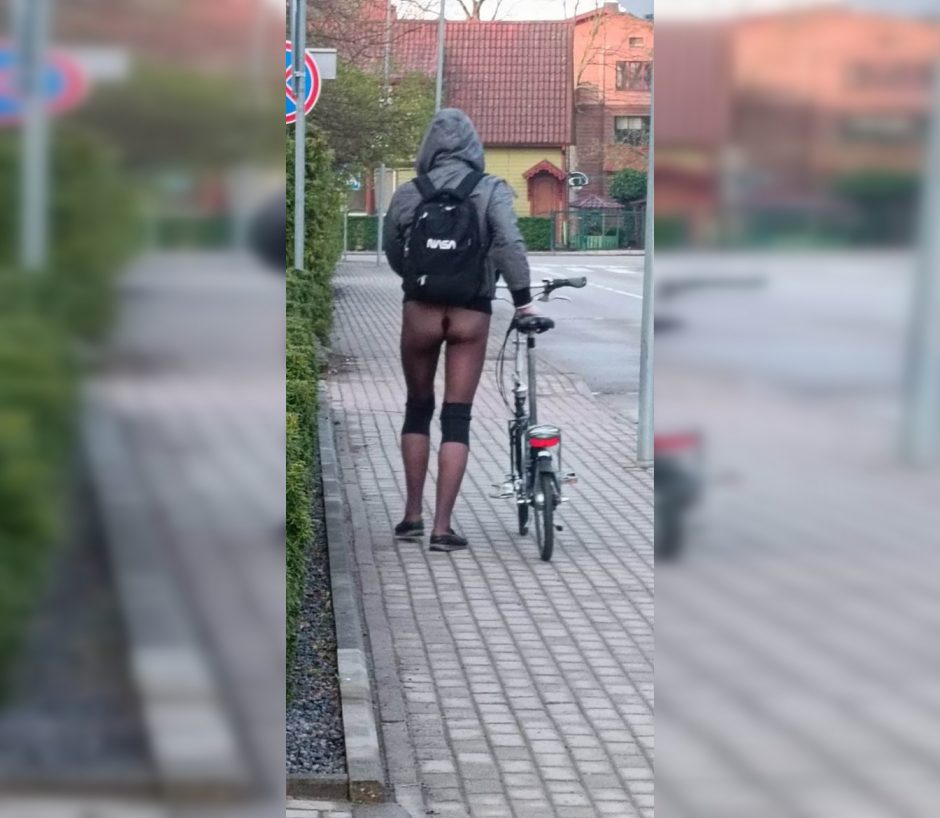 Audringos diskusijos dėl aprangos: dviratininkas gatvėje – nuogas ar ne?