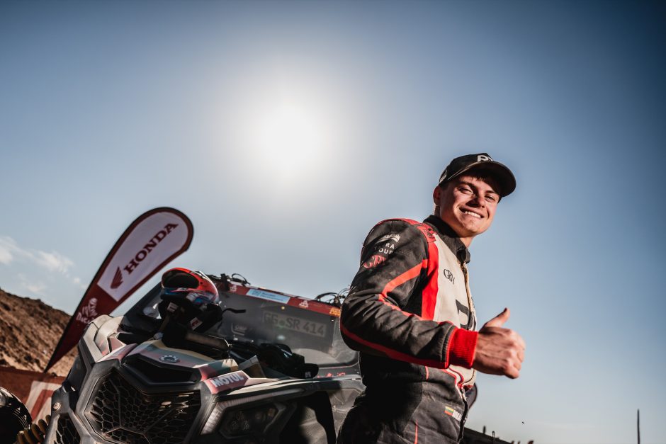 R. Baciuška laimėjo greičio ruožą Dakare