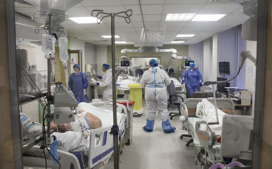 Vilniaus universitetinėje ligoninėje dešimtadaliui medikų nustatytas besimptomis COVID-19