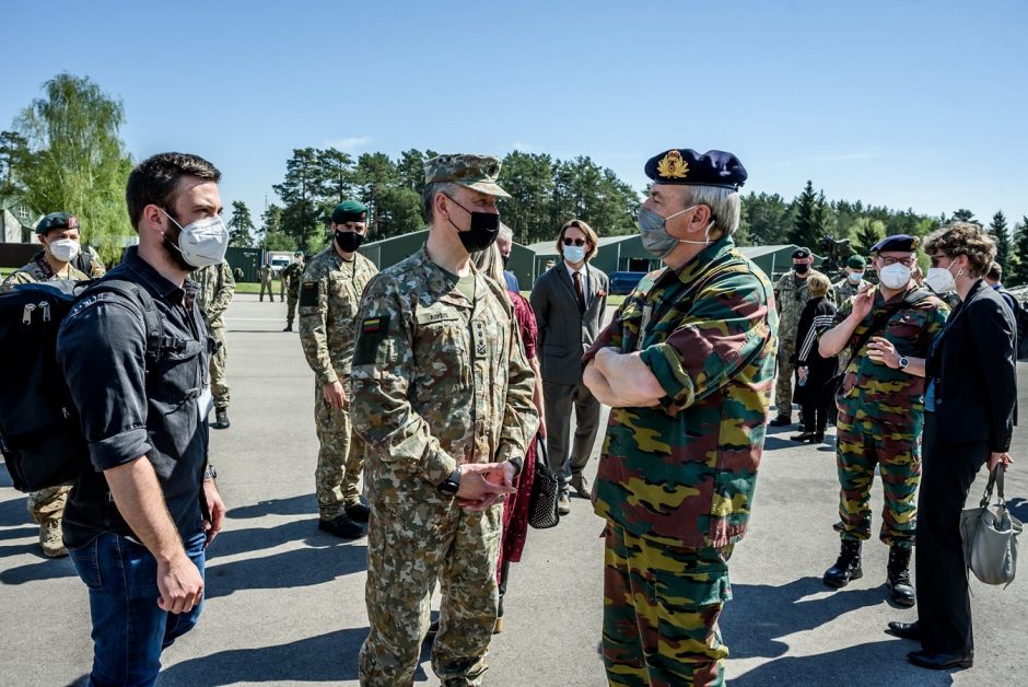 Lietuvos ir Belgijos kariuomenių vadai aptarė karinį bendradarbiavimą, NATO veiklą