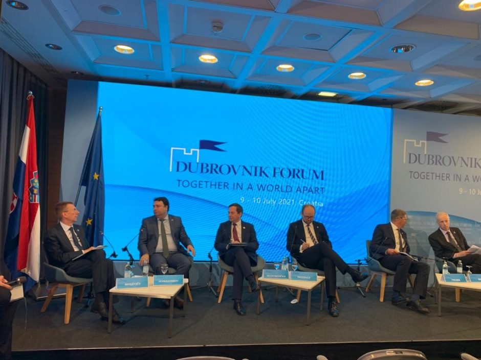Viceministras A. Pranckevičius Dubrovniko forume: pandemijos metu ES svarba tik išaugo