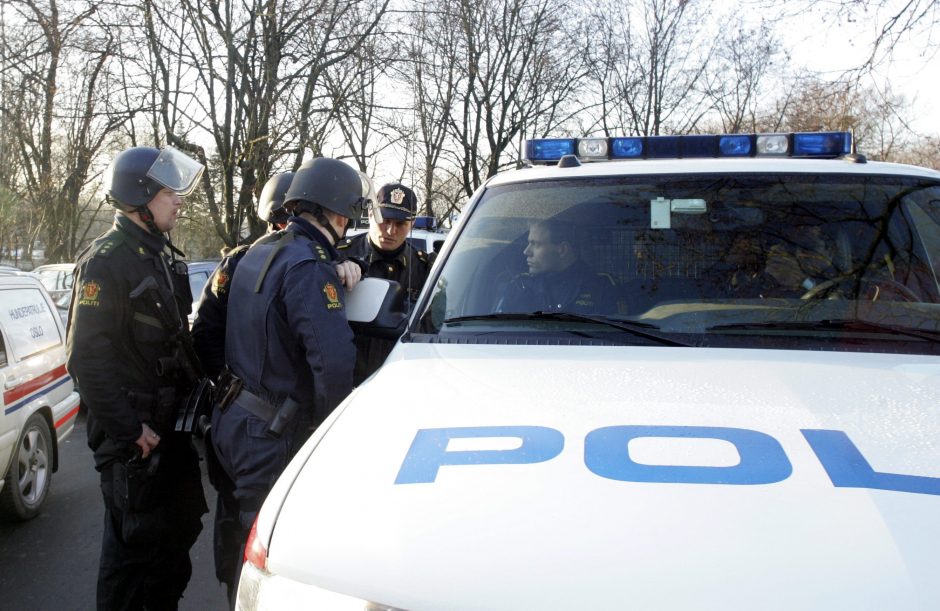 Norvegijos policija gavo siuntinį su sprogstamuoju užtaisu
