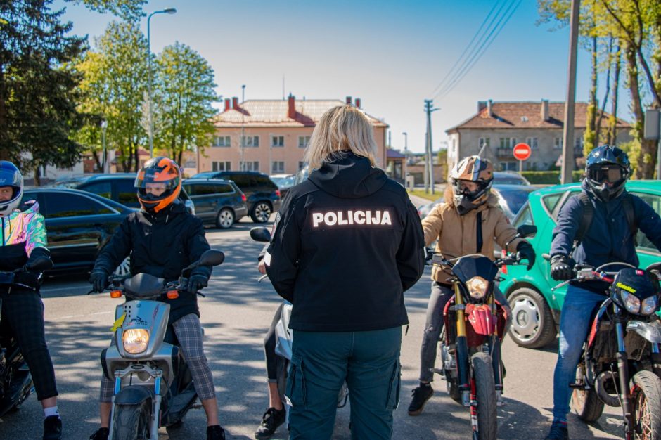 Klaipėdos pareigūnai tikrino transporto priemonių triukšmo lygį