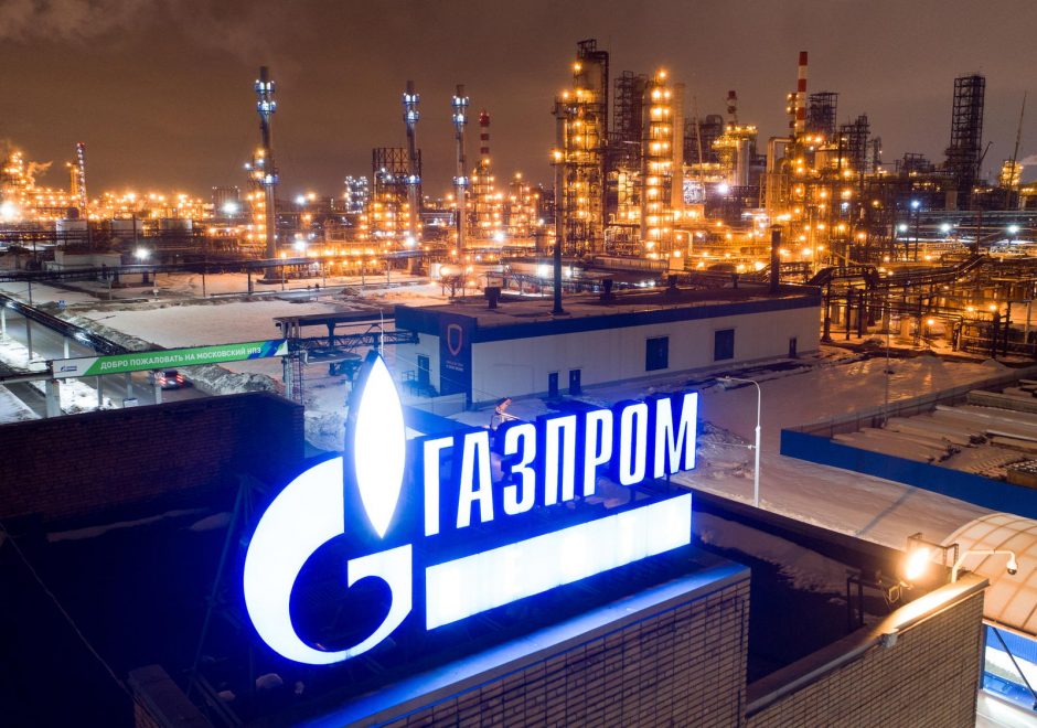 „Gazprom“ didins dujų tranzitą į Vokietiją dėl šalį kaustančio šalčio