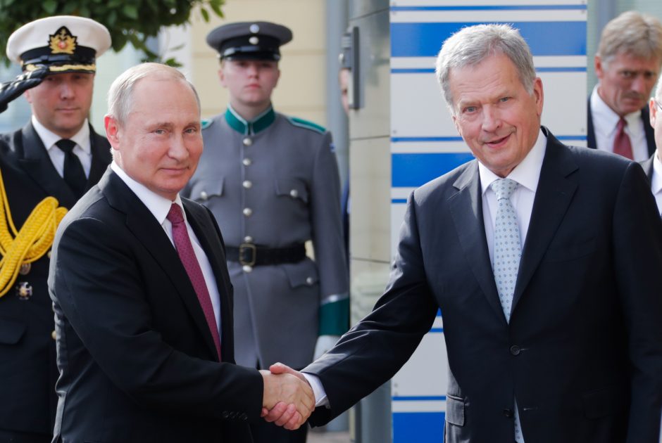 V. Putinas pradėjo darbo vizitą Suomijoje