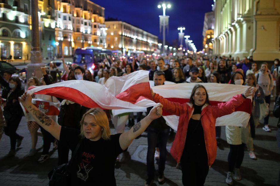Baltarusijos valdžia ketina nubausti apie 100 rugsėjo 1-osios protestų dalyvių
