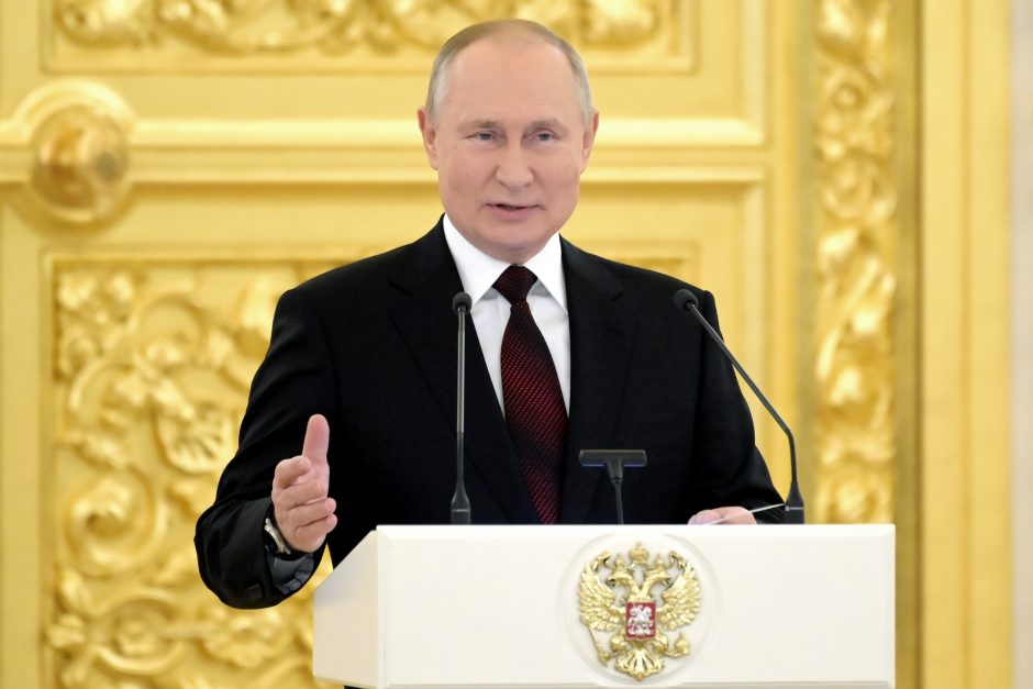 V. Putinas siekia konkrečių susitarimų, kad NATO nesiplės į rytus