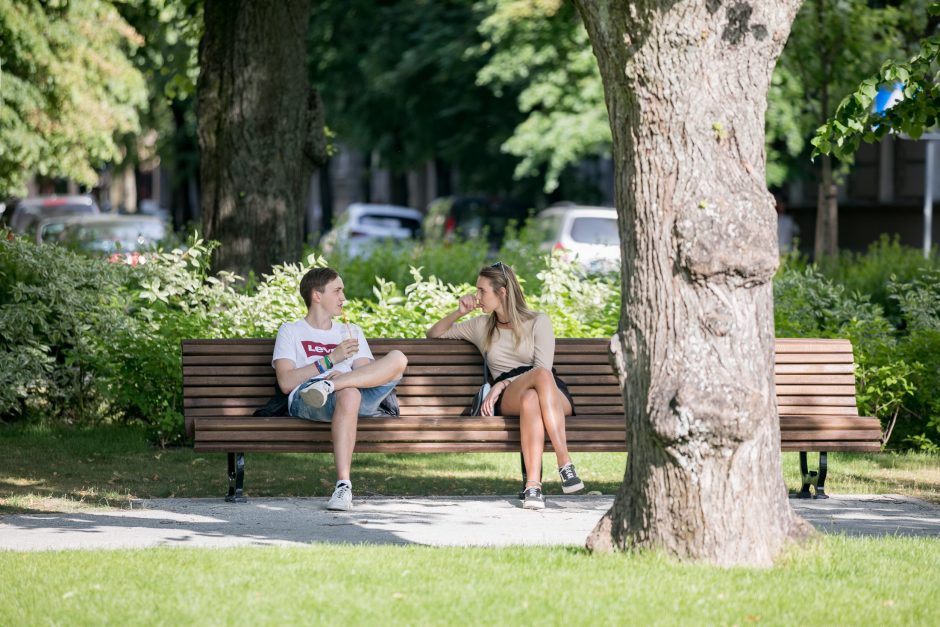 Vilniuje atsiras ypatingų vardinių suoliukų