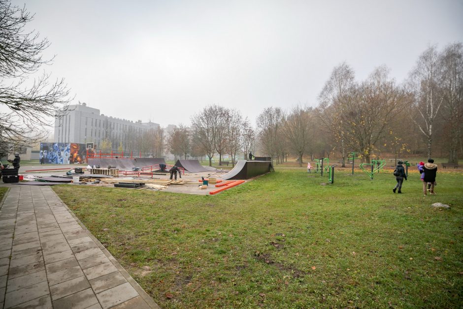Sostinėje bus atnaujinti dar du riedutininkų parkai  