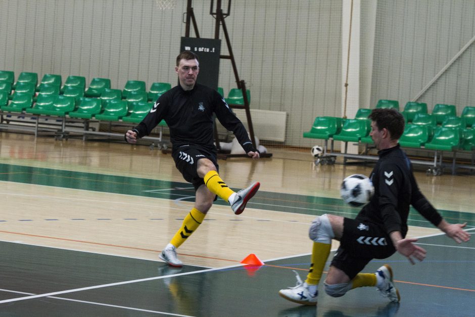 Lietuvos futsalo rinktinės treneris: mūsų laukia aukštos klasės varžovai